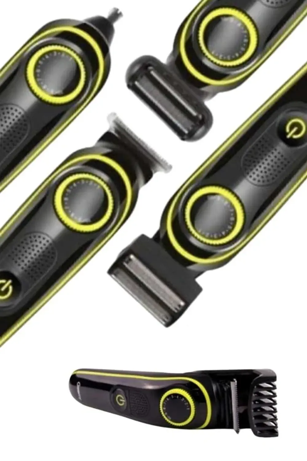 Saç Sakal Şekillendirici Tıraş Makinesi 5 Başlıklı Paslanmaz Çeli