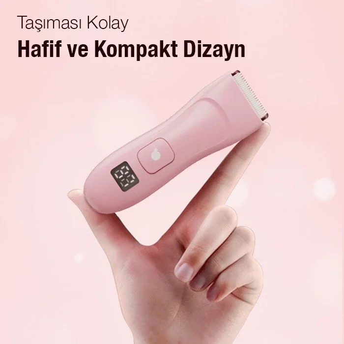 Saç Sakal Vücut Tıraş Makinesi – Su Geçirmez Dijital Ekranlı Erkek Bakım Seti