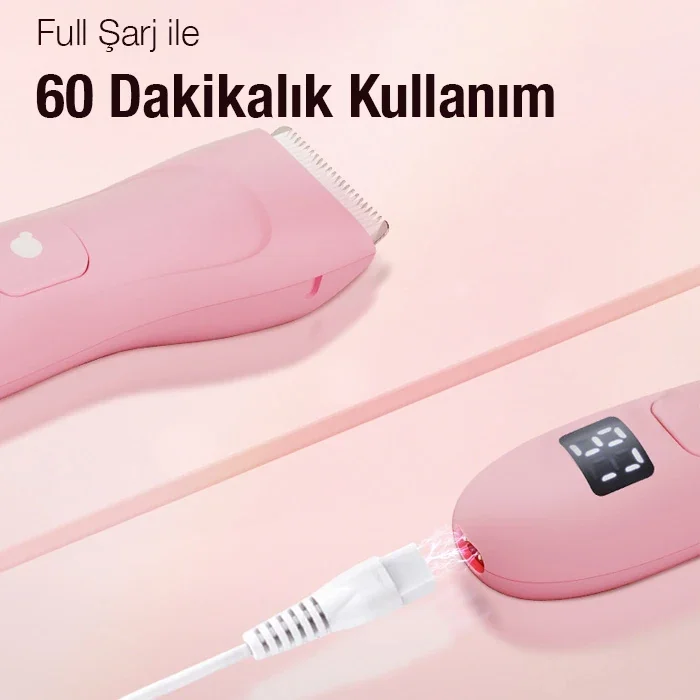 Saç Sakal Vücut Tıraş Makinesi – Su Geçirmez Dijital Ekranlı Erkek Bakım Seti