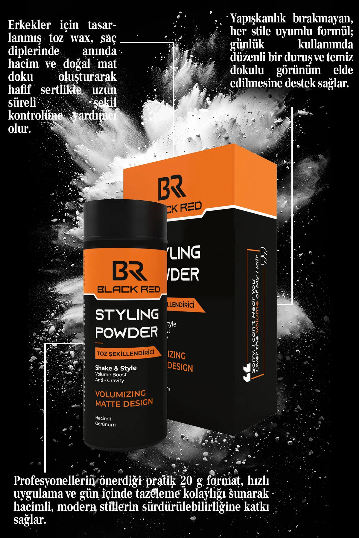 Saç Şekillendirici Toz Wax Hacimli ve Mat Görünüm - Matte Toz Wax - 20G Saç Şekillendirici Toz Wax Hacimli ve Mat Görünüm - Matte Toz Wax - 20G