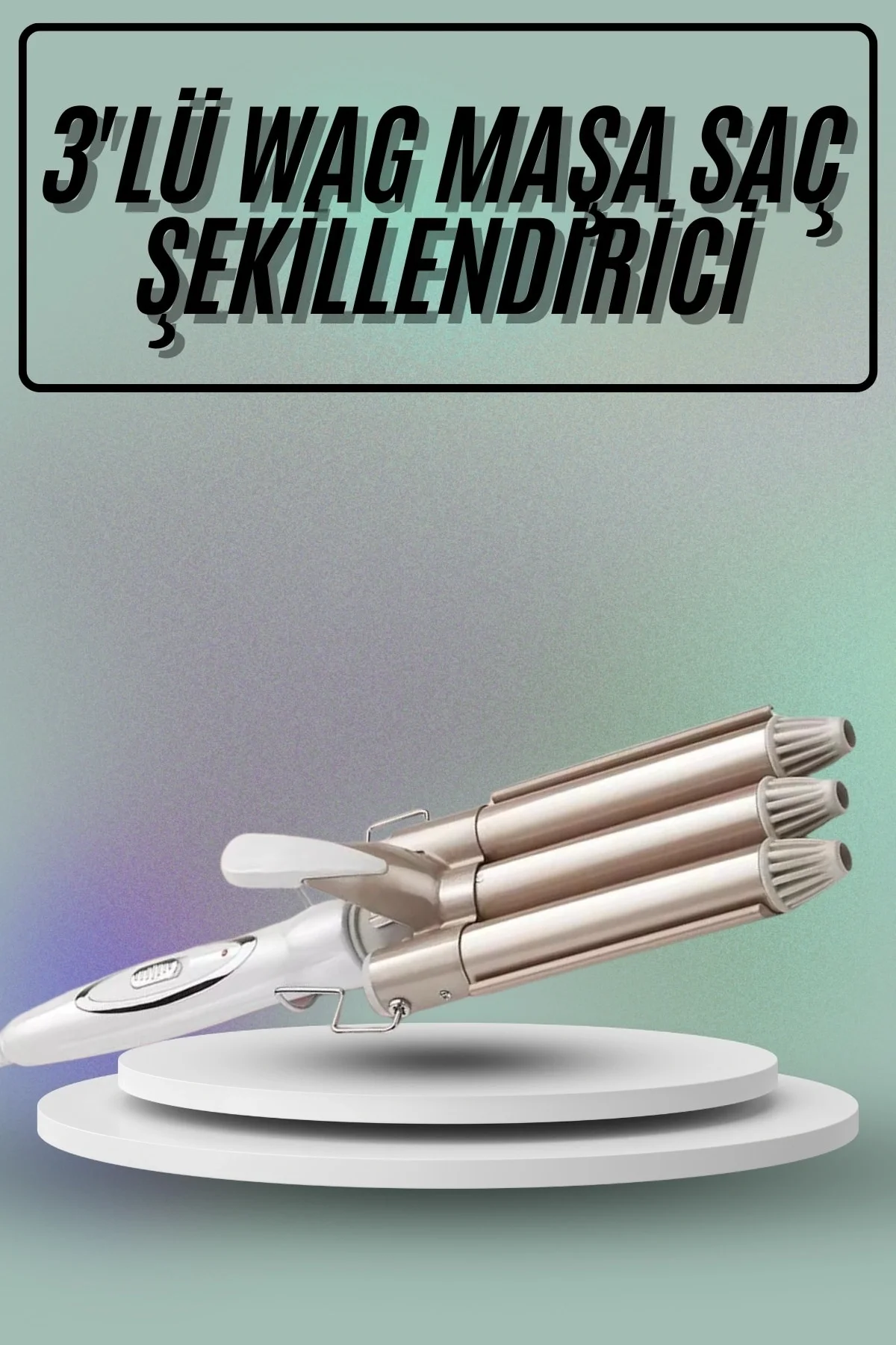 Saç Şekillendirici Wag Maşa Üçlü Yüksek Isı Ayarlı Seramik Kaplama Fiyatı, Yorumları ve Özellikleri