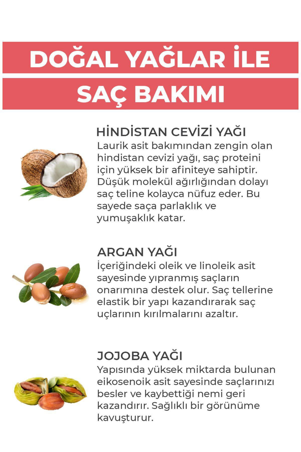 Saç Serumu 110 ml | %100 Doğal Yağlar Ile Formülize | Hindistan C