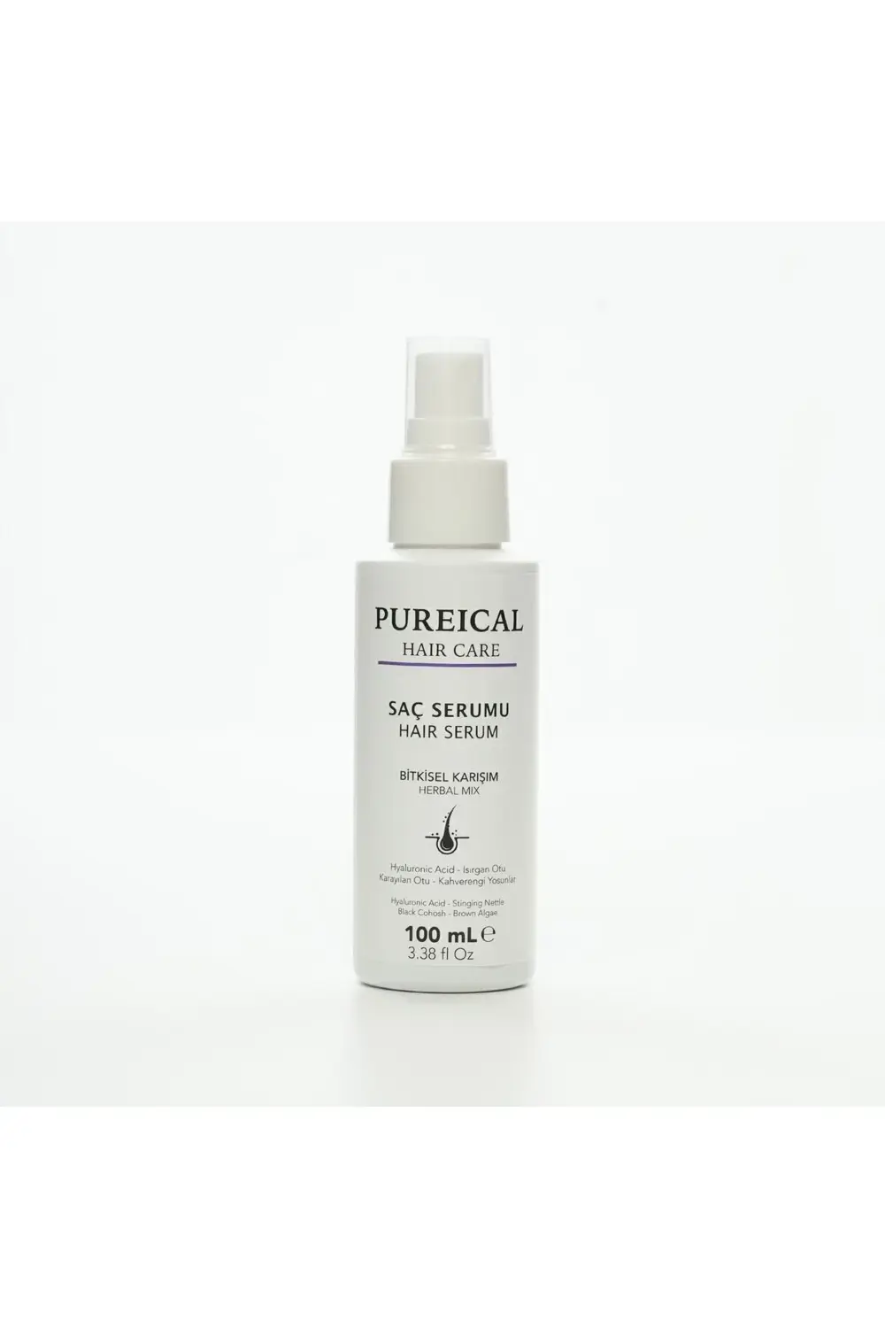 Pureical Saç Serumu, Bitkisel Kompleks, Saç Kaybını Önleyici, Saç Güçlendi