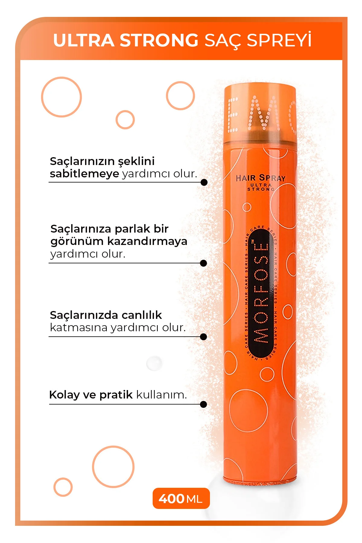 Saç Spreyi 400 ml - Görsel 2