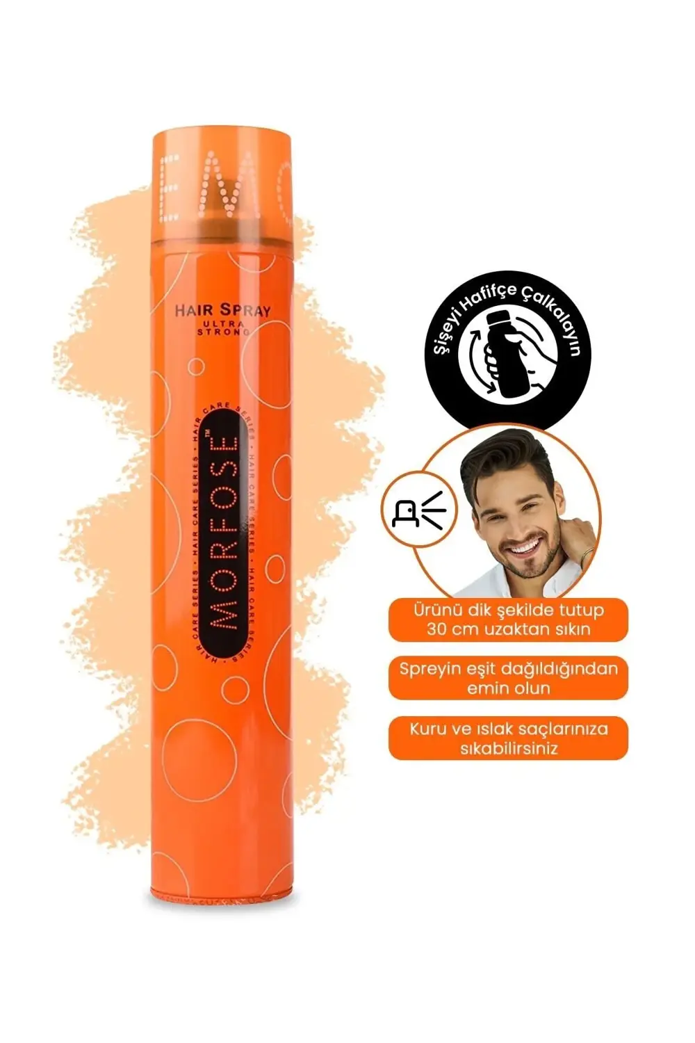 Saç Spreyi Turuncu 400 Ml x 2 Adet