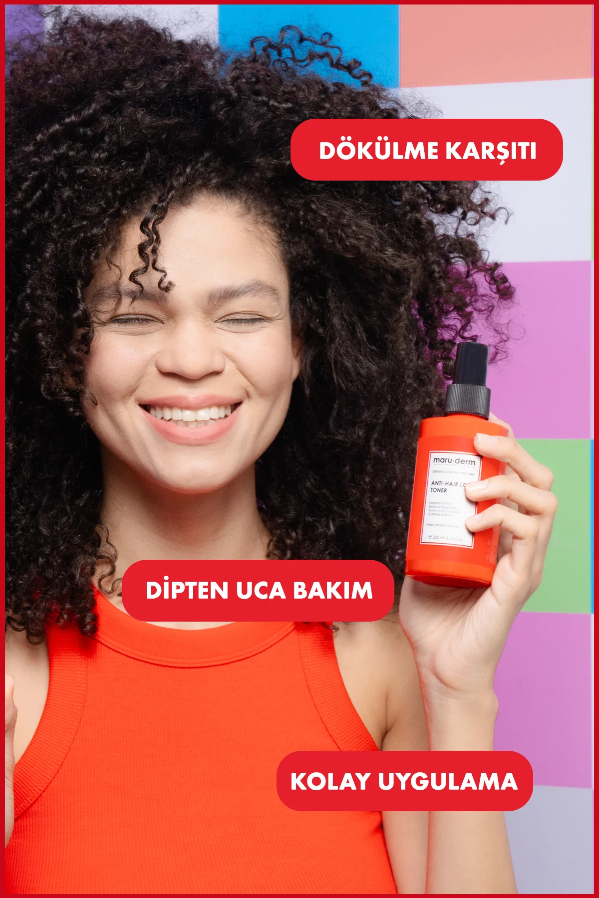 Saç Tonik | Biotin & Kafein Dökülme Karşıtı Saç Toniği Sağlıklı U