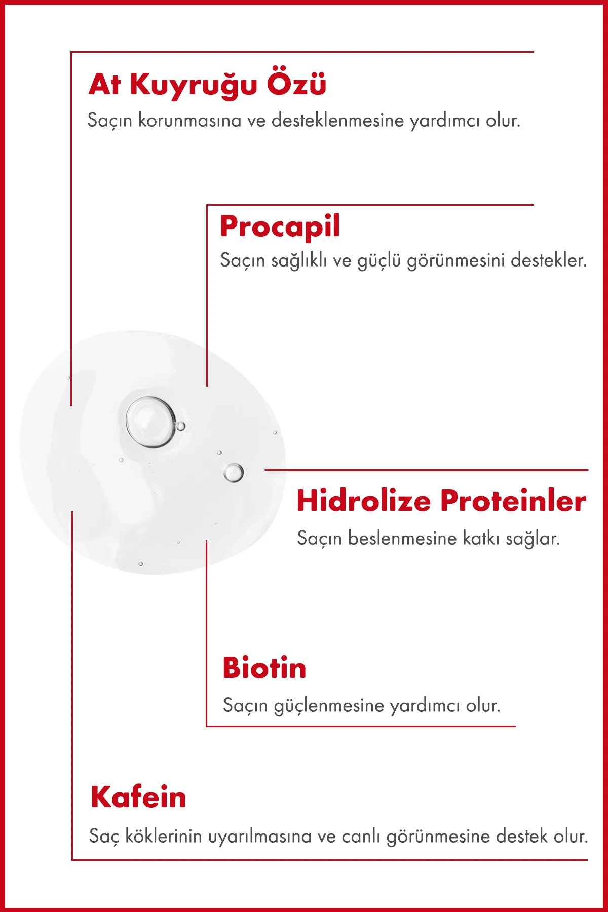 Saç Tonik | Biotin & Kafein Dökülme Karşıtı Saç Toniği Sağlıklı U