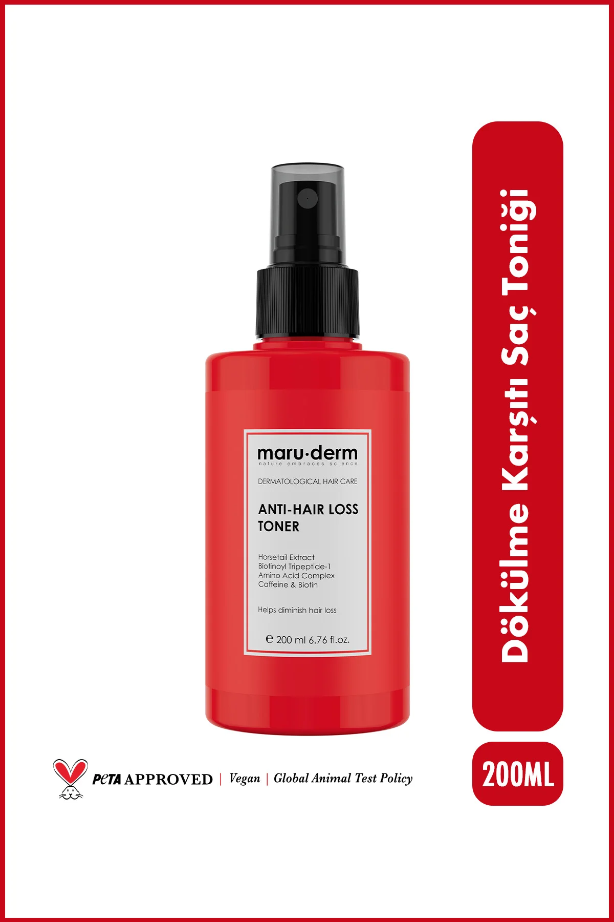 Saç Tonik | Biotin & Kafein Dökülme Karşıtı Saç Toniği Sağlıklı U