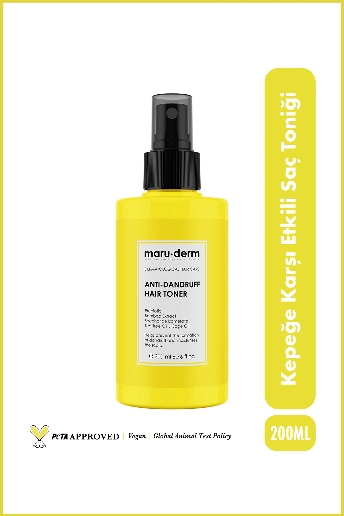 Saç Tonik | Kepeğe Karşı Etkili Saç Toniği 200 ML | Normal/Yağlı 