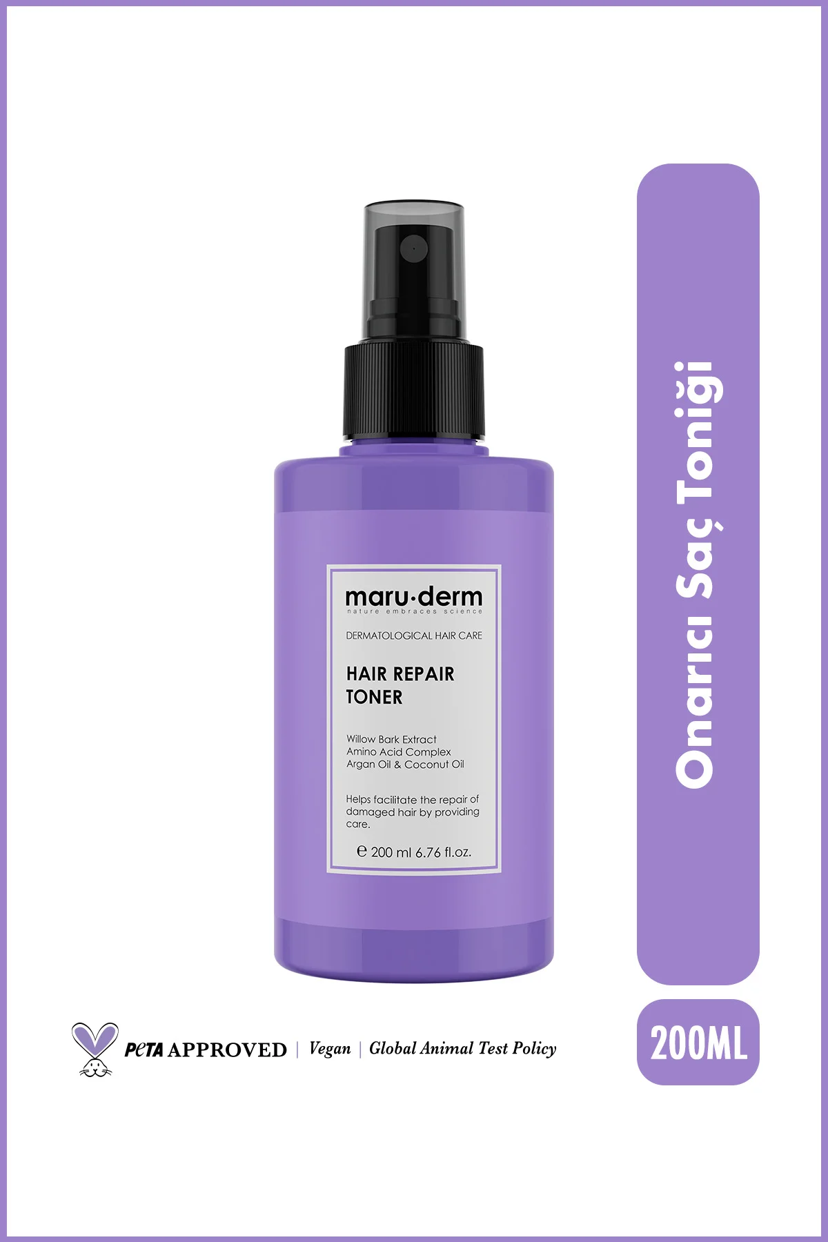 Saç Tonik | Onarıcı Saç Bakım Toniği 200 ML | Yıpranmış Zayıf Saç