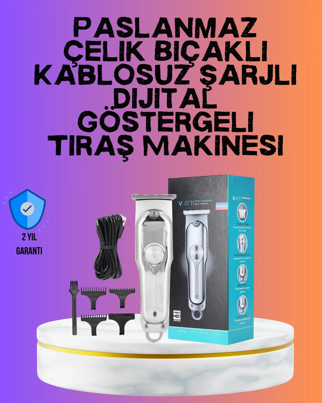 Saç ve Sakal Kesme Makinesi – Profesyonel ve Çok Fonksiyonlu Saç ve Sakal Kesme Makinesi – Profesyonel ve Çok Fonksiyonlu