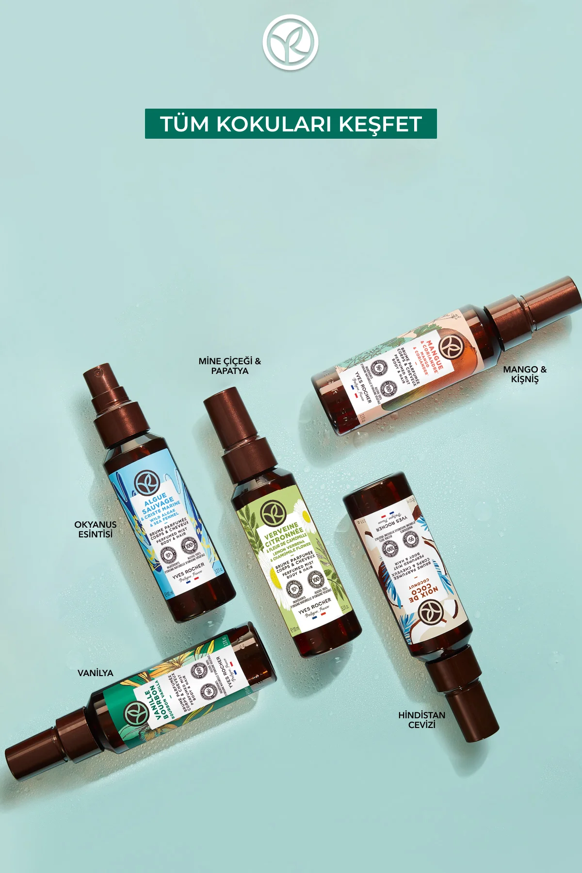 Saç ve Vücut Spreyi- Egzotik Vanilya- Vegan-100ml