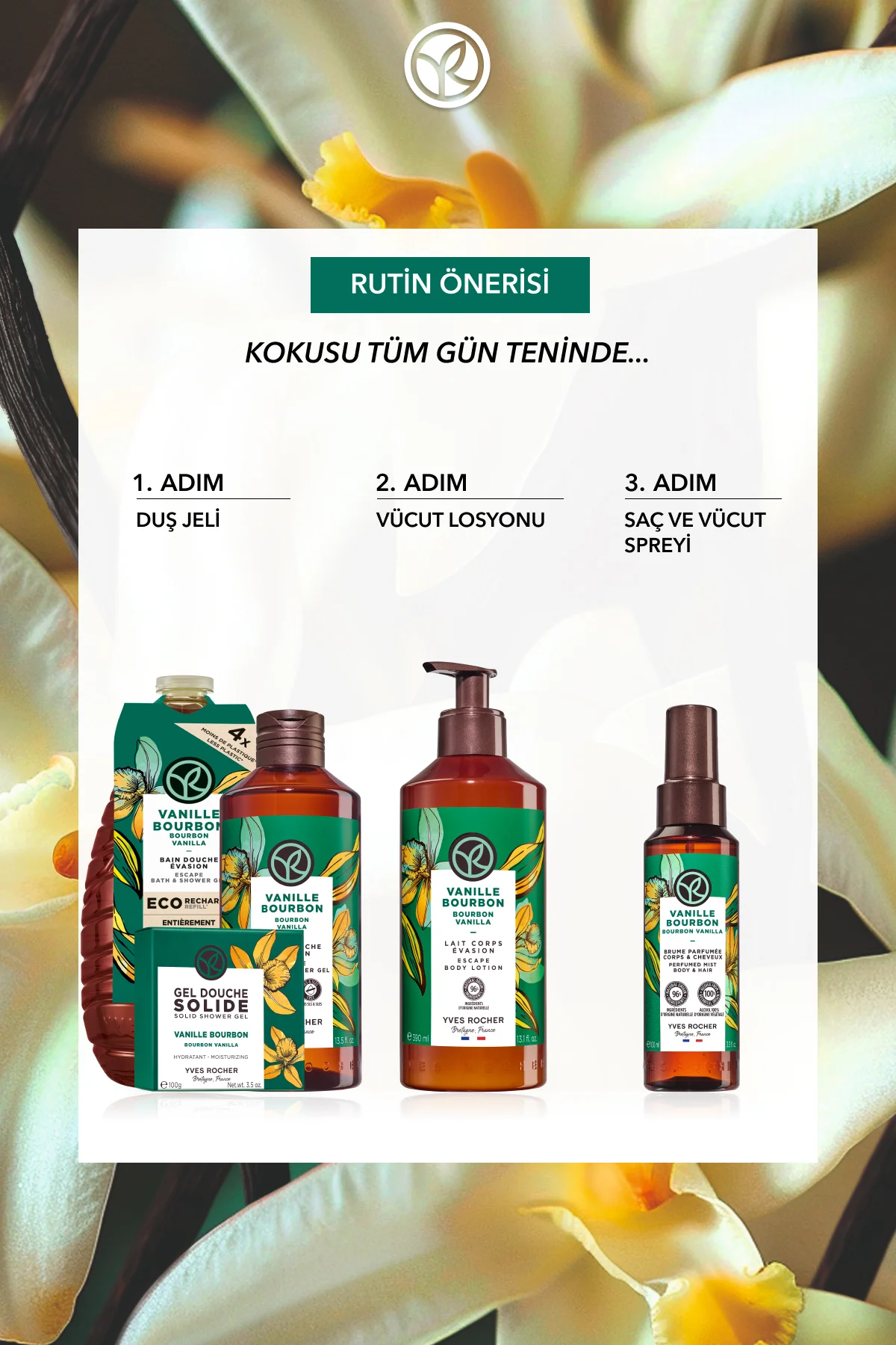 Saç ve Vücut Spreyi- Egzotik Vanilya- Vegan-100ml