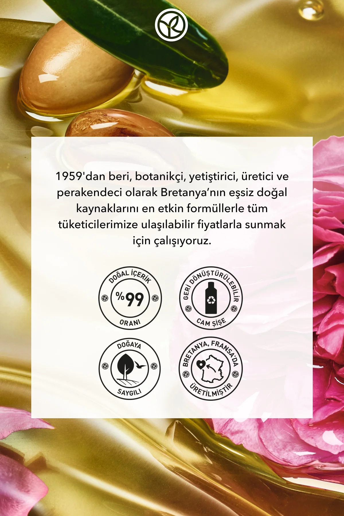 Saç ve Vücut Yağı - Nemlendirici Besleyici Oryantal Argan Gül - V