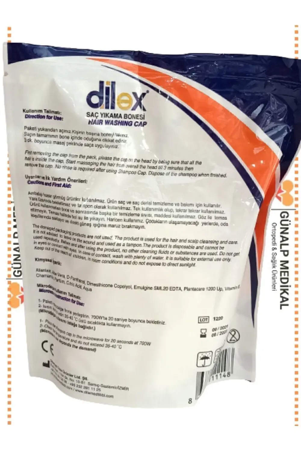 Saç Yıkama Bonesi Medikal Hasta Bakım