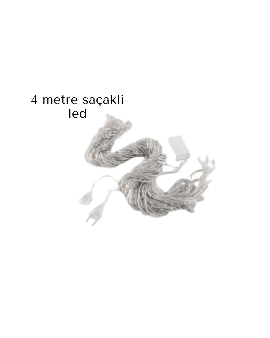 Saçaklı 4 Metre Perde Led