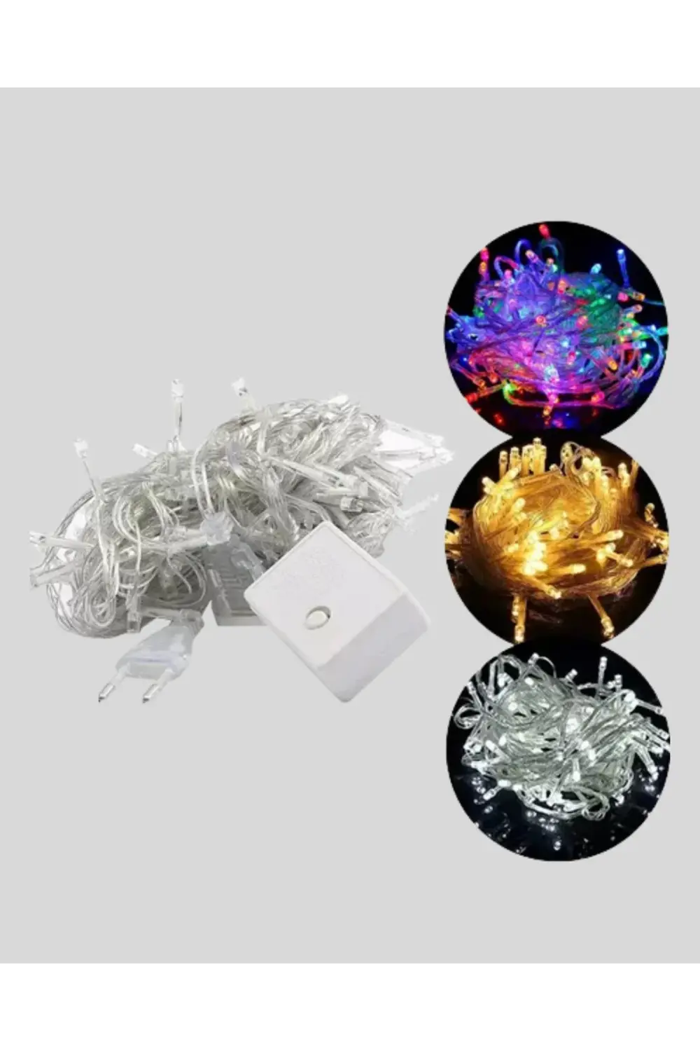 SAÇAKLI 4 METRE PERDE LED