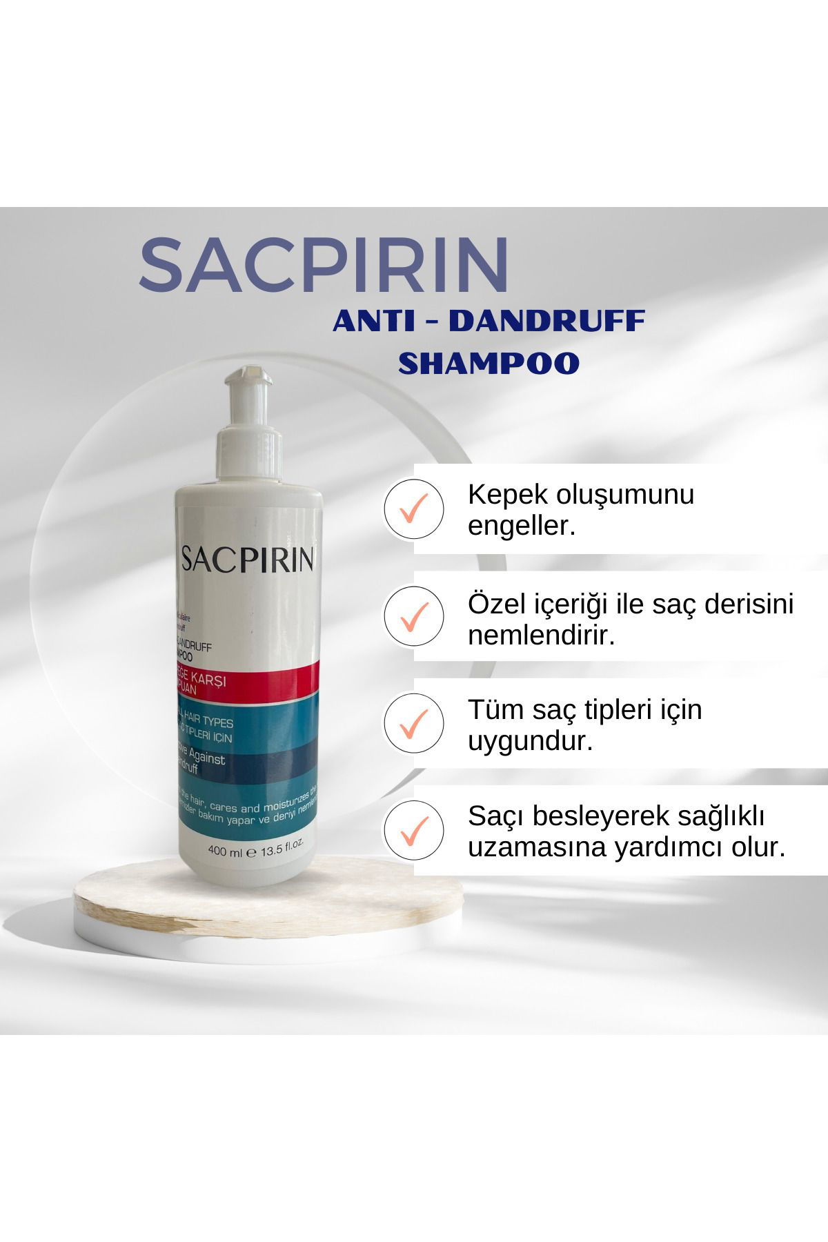 SACPIRIN Kepek Karşıtı Şampuan