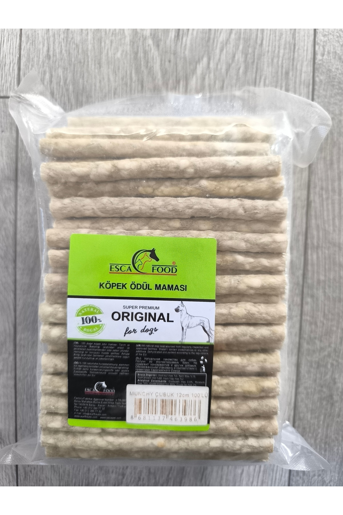 Sade Munchy Çubuk Köpek Ödülü 12 Cm 8 Gr x 100 lü
