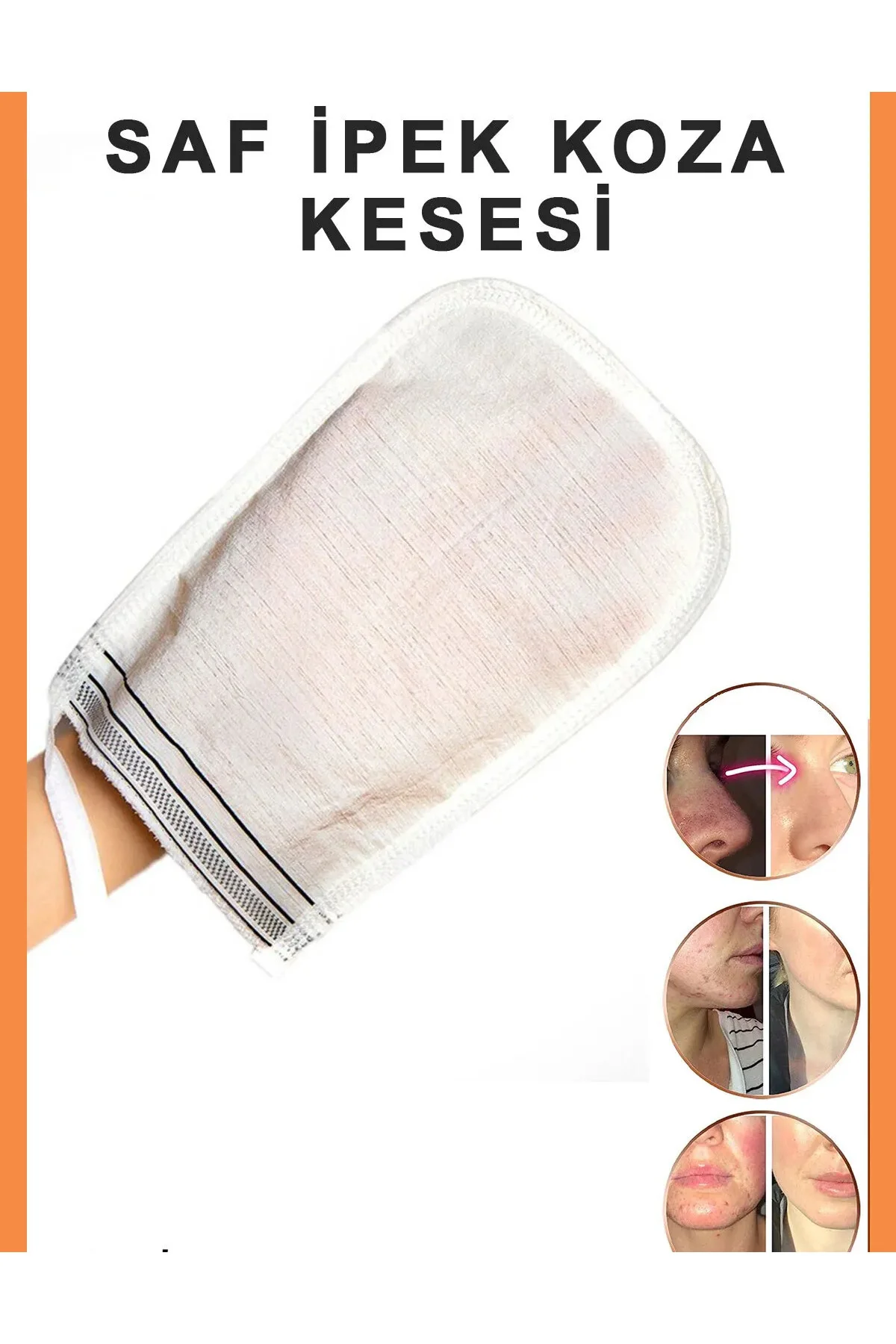 Saf Floş Ipek Banyo Duş Kesesi Peeling Etkili Kadın Ve Erkekler I