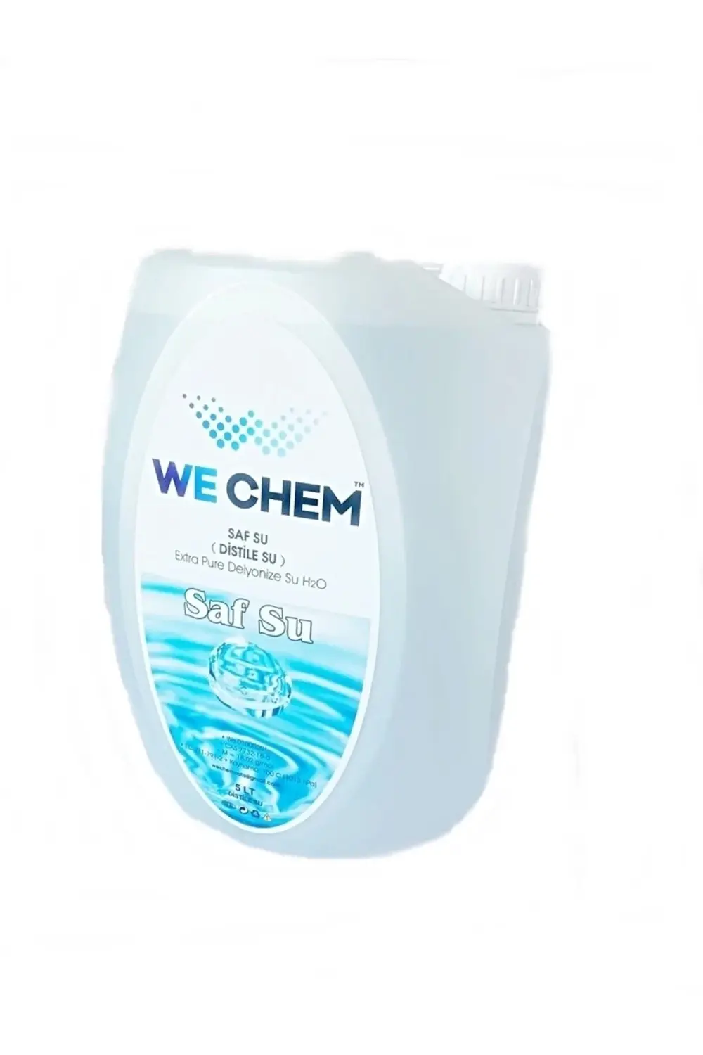 Saf Su Distile Su Deiyonize Su 5 Lt