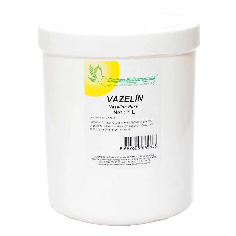 Saf Vazelin Beyaz 1 Lt Pet Kanoz