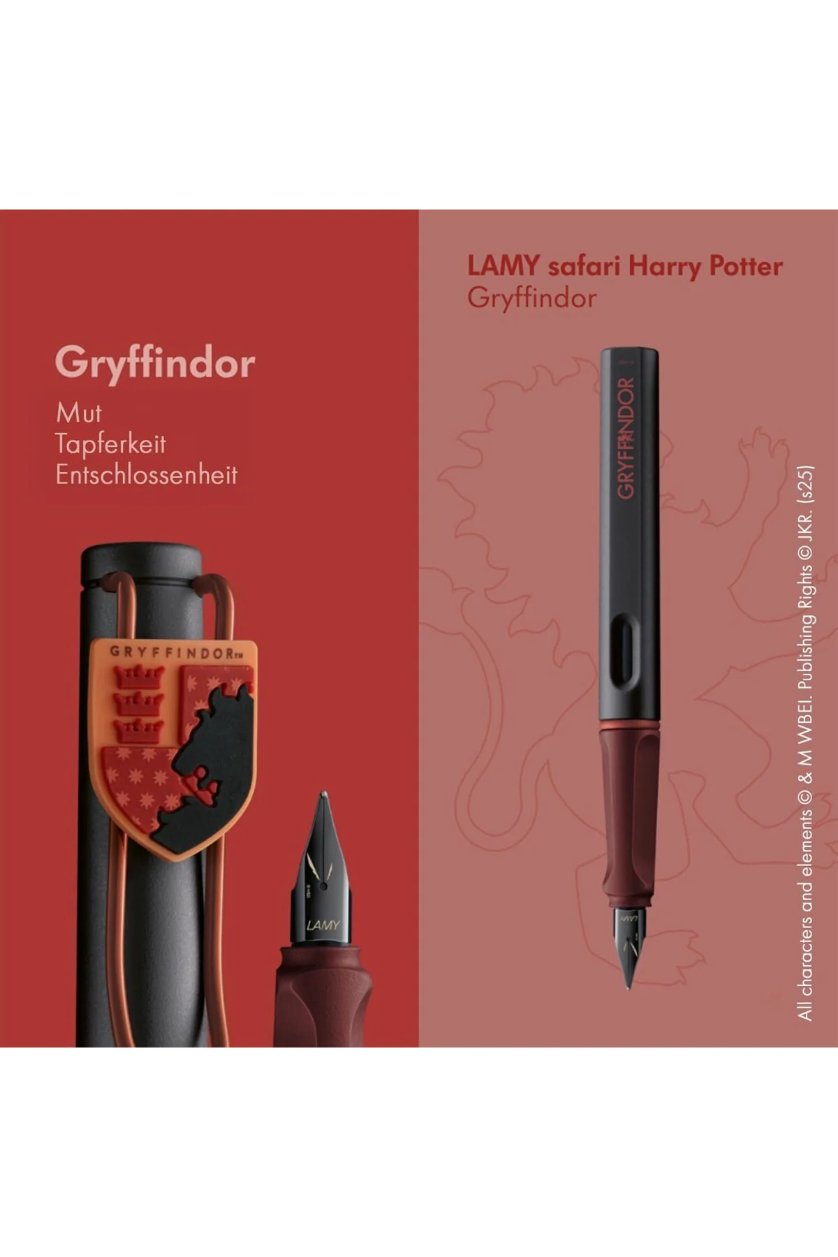 SAFARI HARRY POTTER DOLMA KALEM GRYFFINDOR M UC