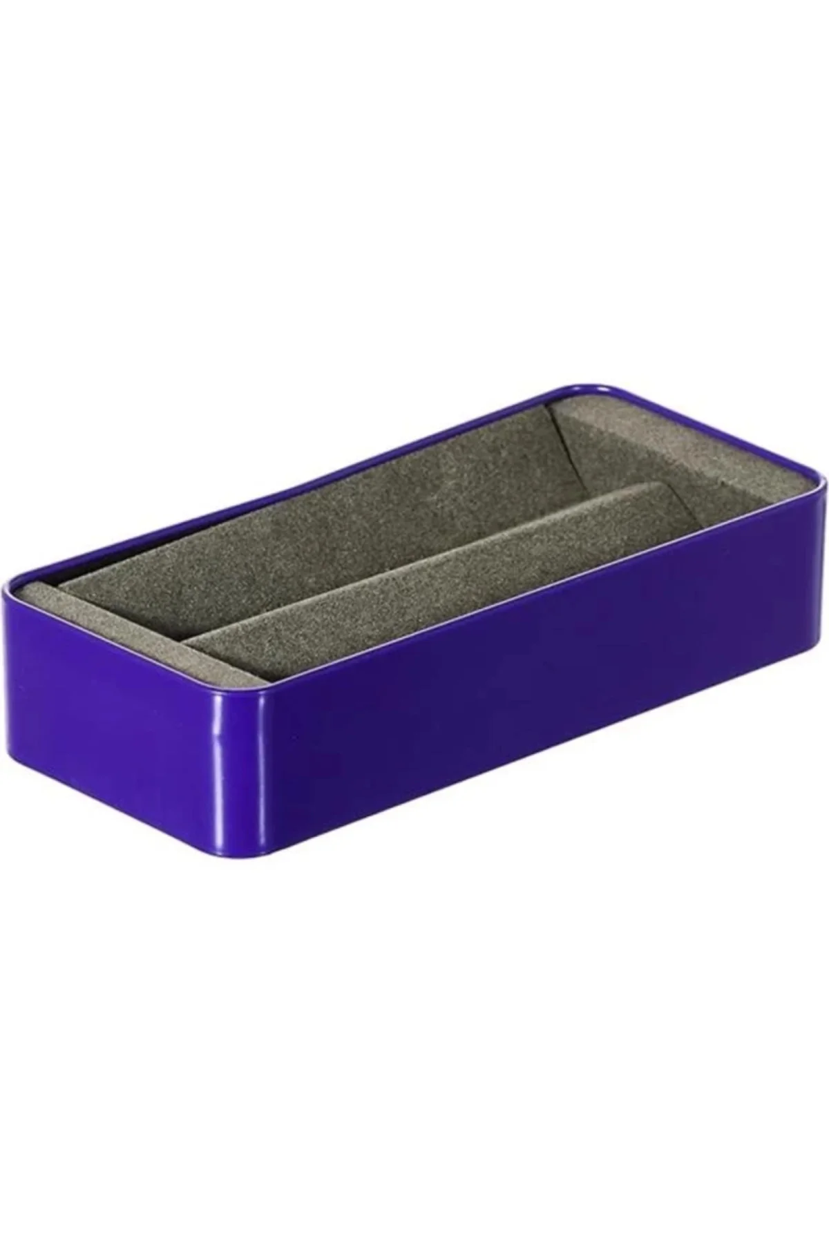 Safari Violet Metal Kutu, Kalem Kutusu, 2 3 Kalem için, Mor