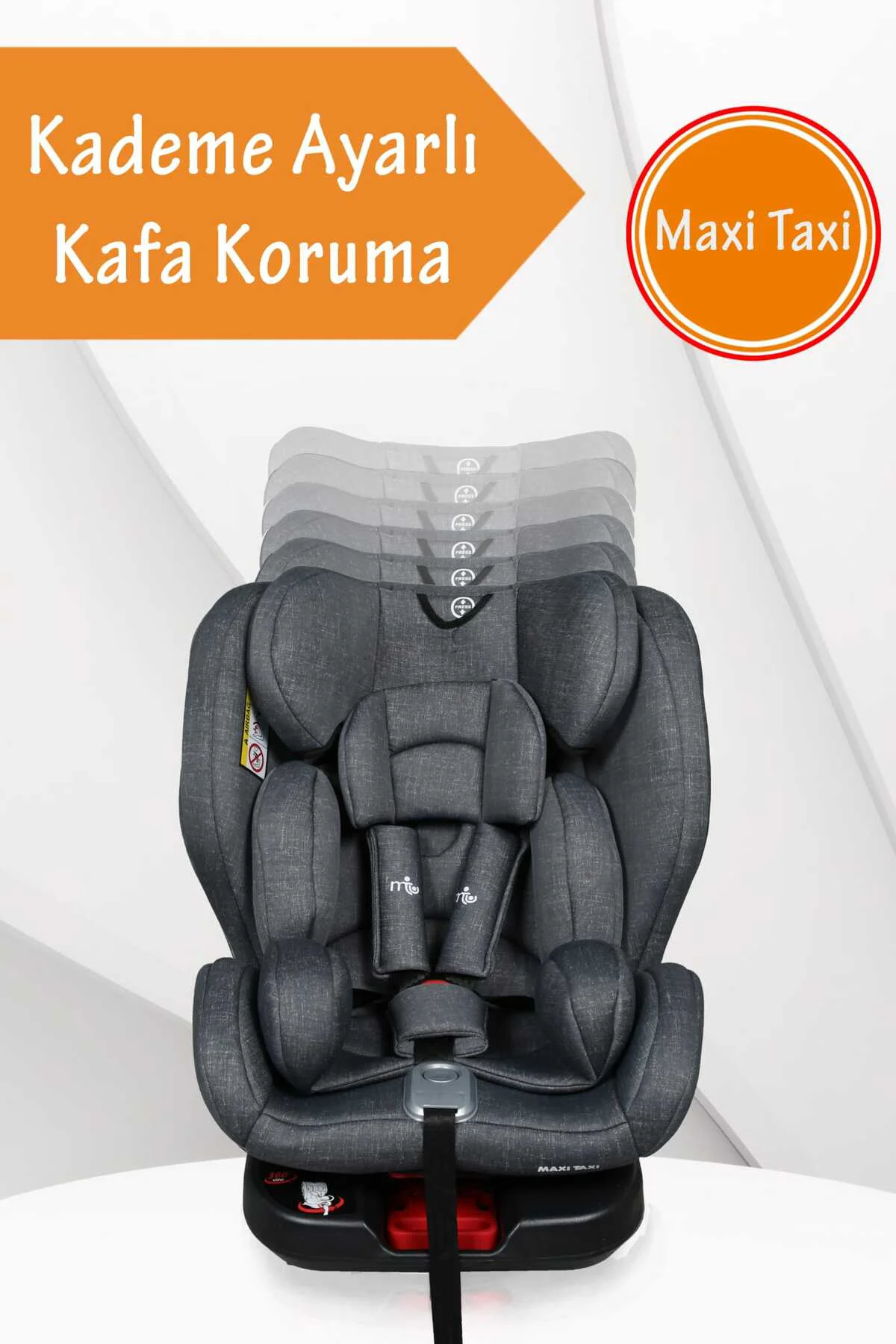 Safe Travel 360 Dönebilen Isofix Oto Koltuğu Siyah-gri