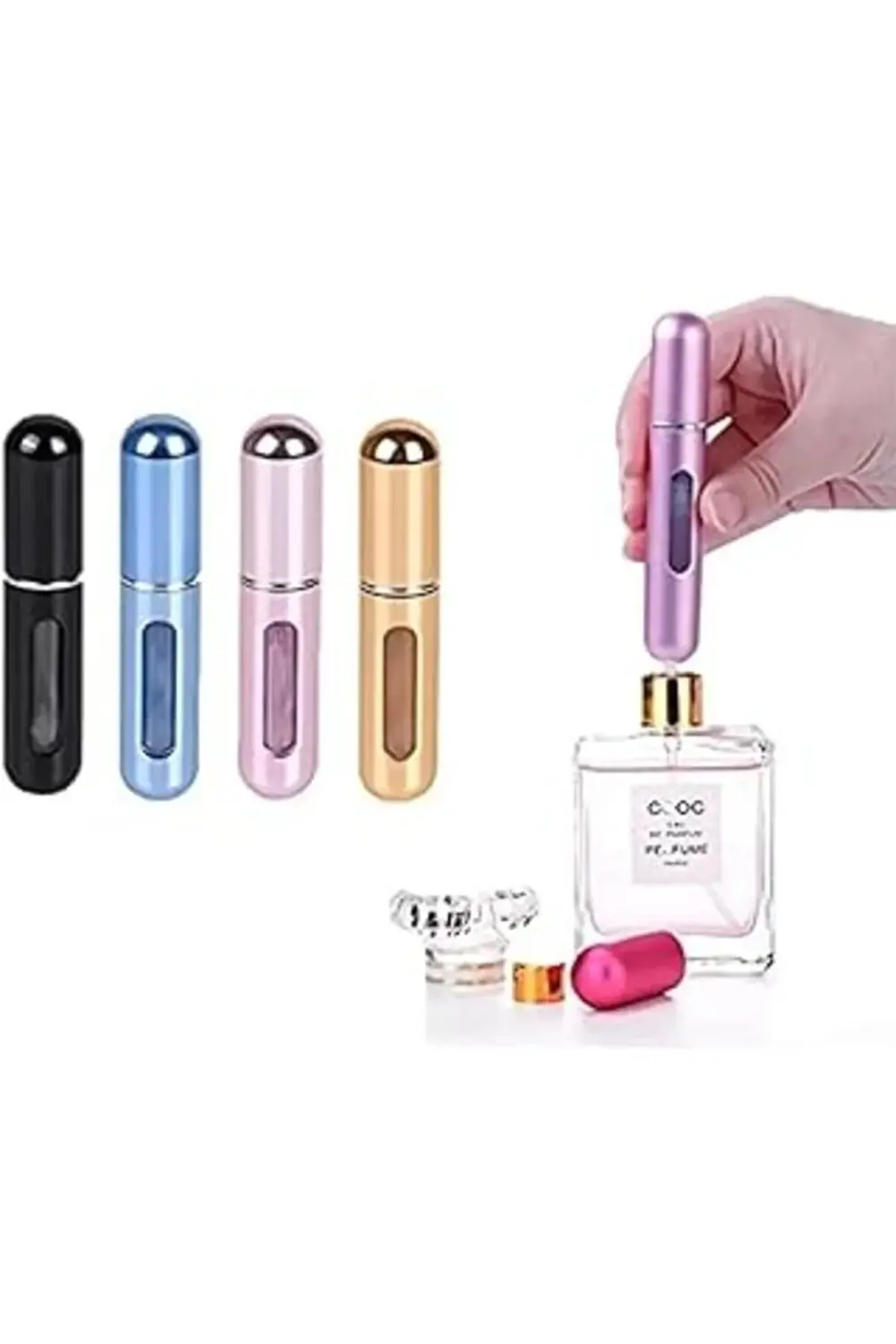 Safestore Parfüm Şişesinden Dollabilir Çanta Içi Mini Cep Parfüm