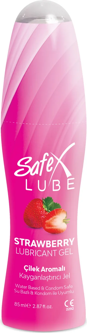 Safex Lube Jel Çilek 85 Ml - Tatlı ve Kayganlaştırıcı İçsel Bakım Ürünü