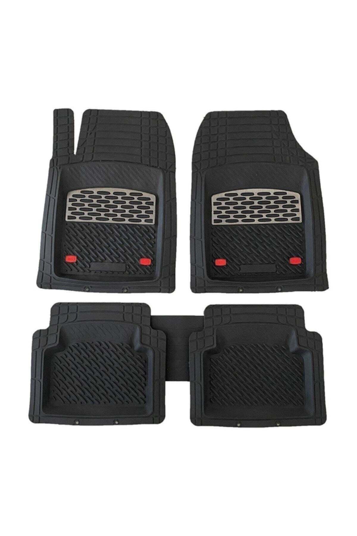 Safir Alfa Uyumlu Romeo 147 Havuzlu Universal Paspas Krom Karbon 