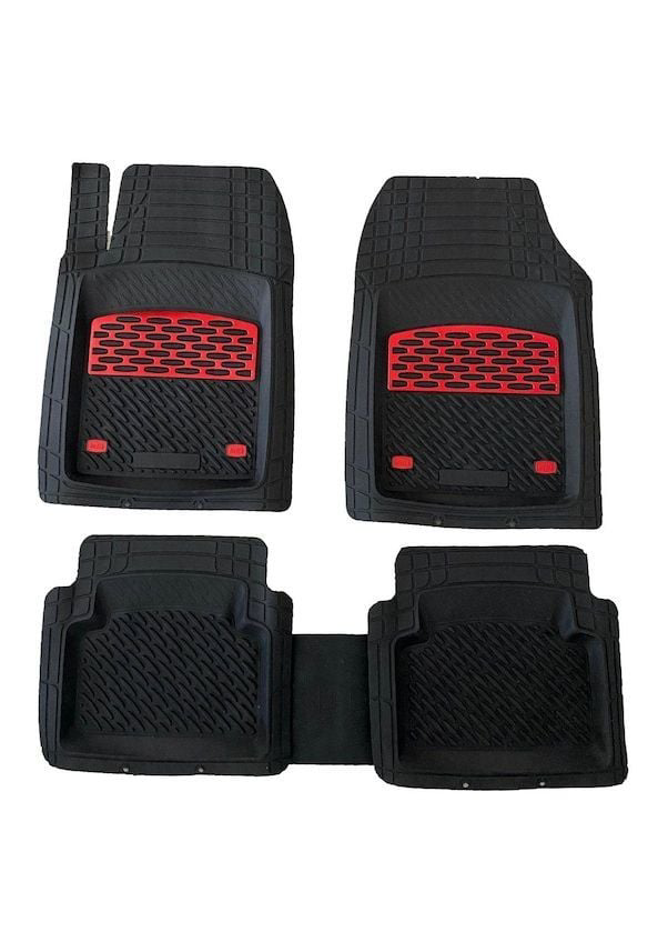 Safir Hyundai Uyumlu Ix35 Havuzlu Universal Paspas Krom Kırmızı P Safir Hyundai Uyumlu Ix35 Havuzlu Universal Paspas Krom Kırmızı P