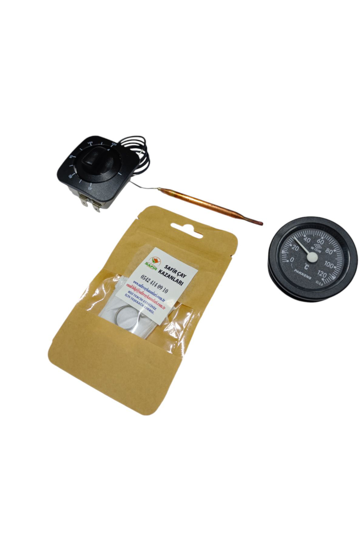 Safirim Çay Kazanı Termostatı Çay Makinesi Termometresi komple se