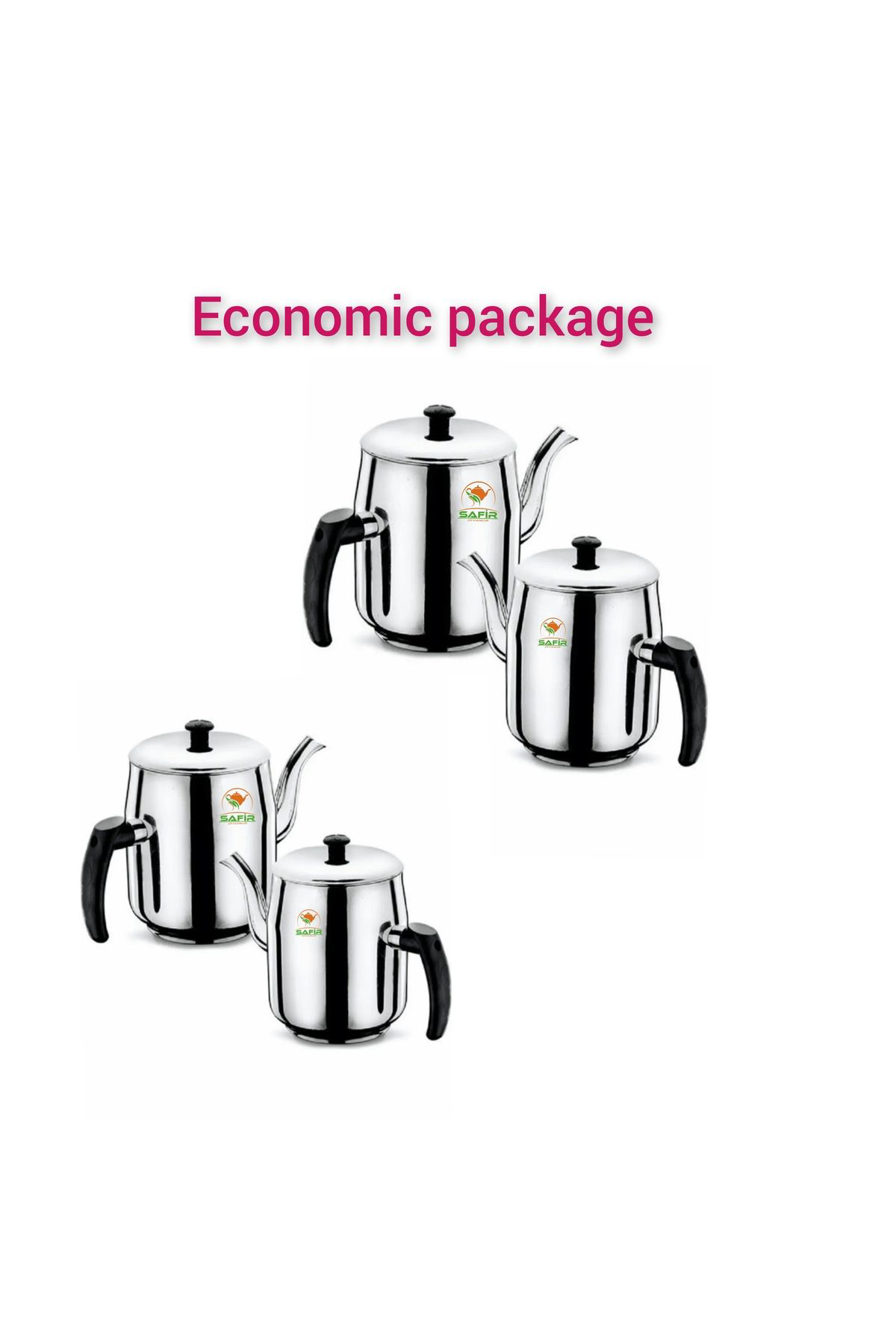 Safirim kahveci demliği Orta boy 3 numara birinci kalite çelik ka