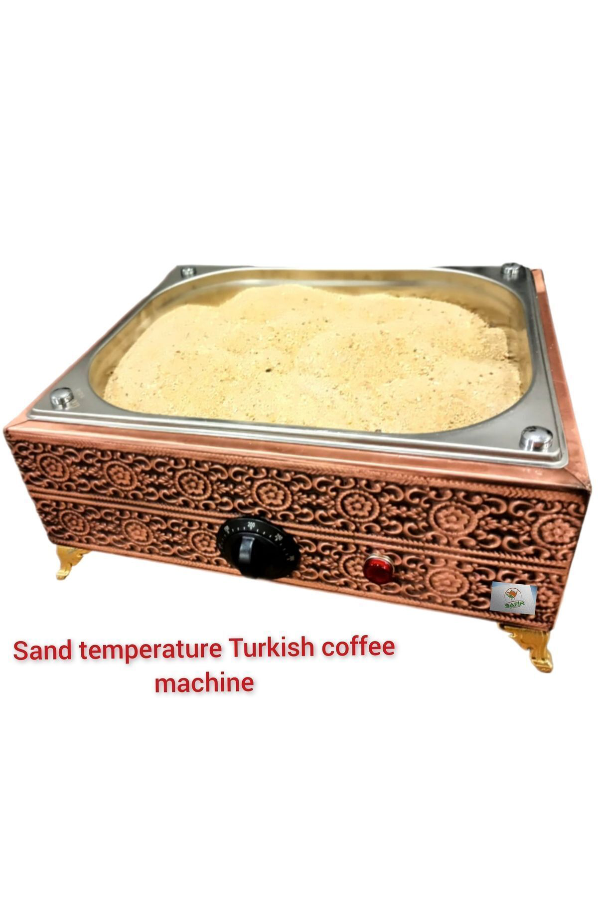 Safir Çay Kazanlari Safirim Kumda Kahve Makinesi Bakır Kumda Kahve Cihazı Orta Boy 35