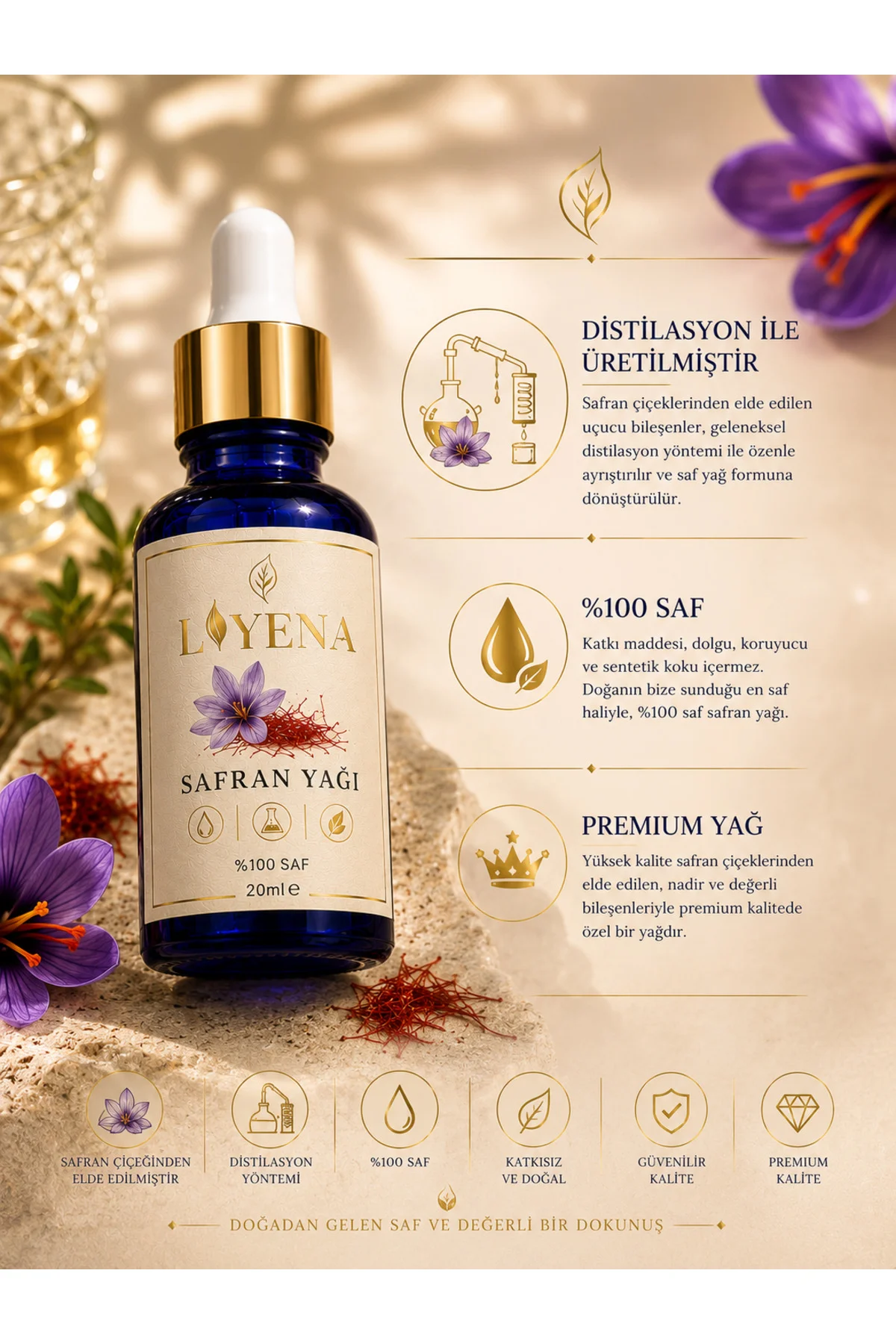 Safran Yağı 20ml (Uçucu)