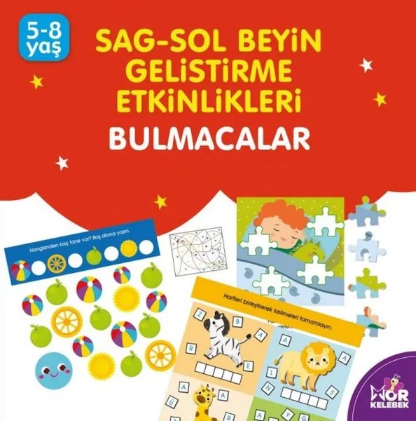 Sağ-Sol Beyin Geliştirme Etkinlikleri Bulmacalar Fiyatı, Yorumları ve Özellikleri