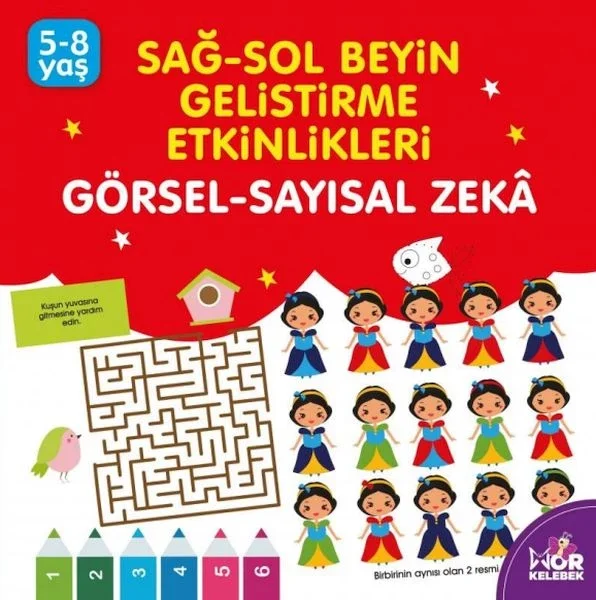 Sağ-Sol Beyin Geliştirme Etkinlikleri - Görsel-Sayısal Zeka Fiyatı, Yorumları ve Özellikleri