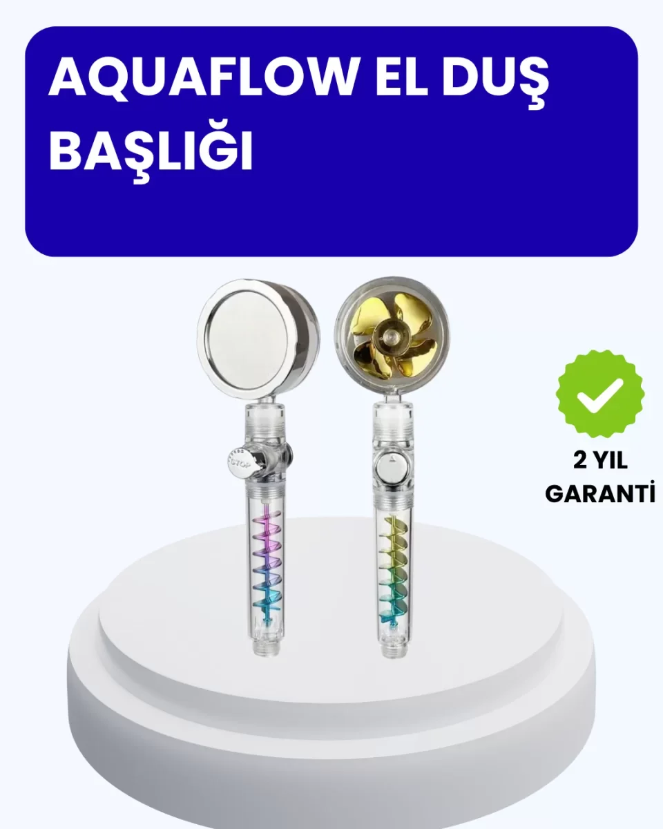 Sağanak Yağmur Etkili El Duşu – Start Stop Tuşlu Su Tasarruflu - Lisinya