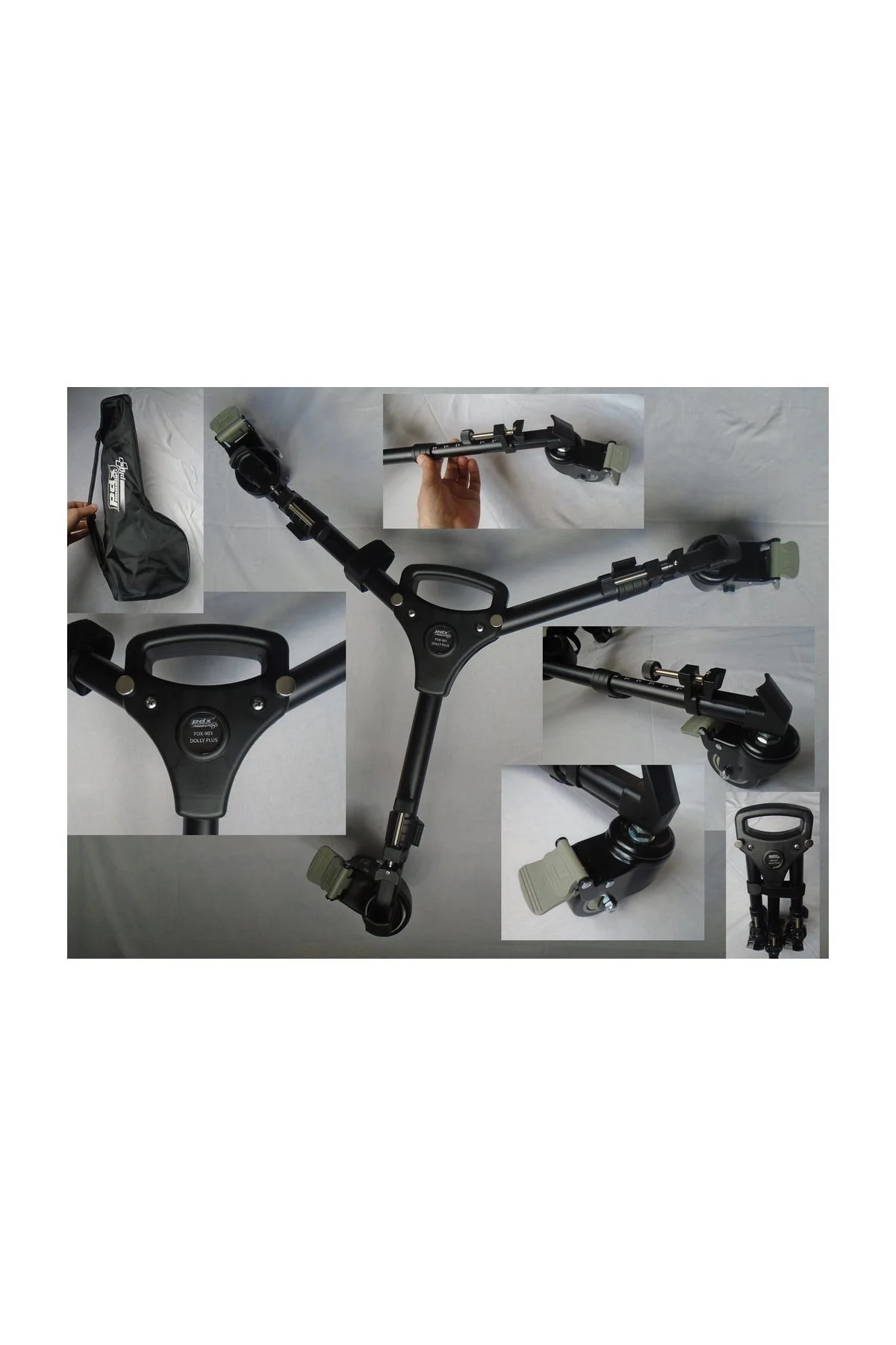 Sağlam, Jie Yang Jy508b Için -901 Tripod Tekeri, Doly
