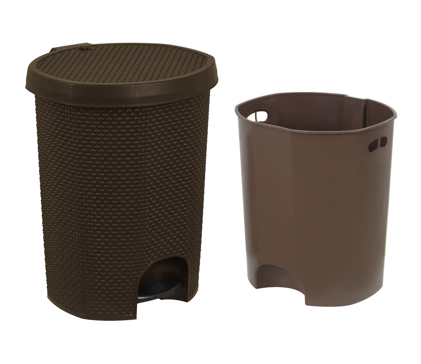 Sağlam Plastik Damla Pedallı Çöp Kovası 2 Nolu İç Kovalı (11 Lt) 