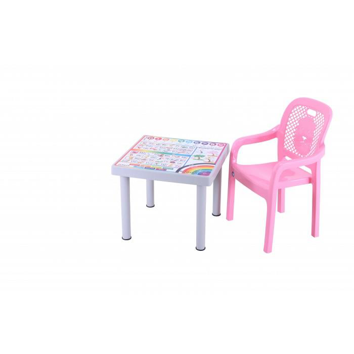 Sağlam Plastik Mandella Rubi Türkçe Desenli Çocuk Masası 1 Adet R