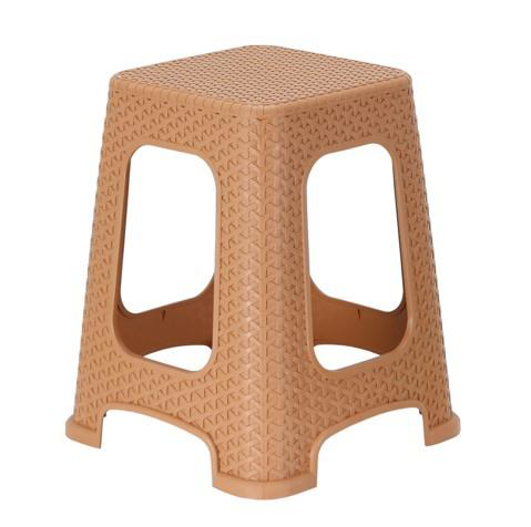 Sağlam Plastik Star Rattan Büyük Tabure (1 ADET) Tik Sağlam Plastik Star Rattan Büyük Tabure (1 ADET) Tik
