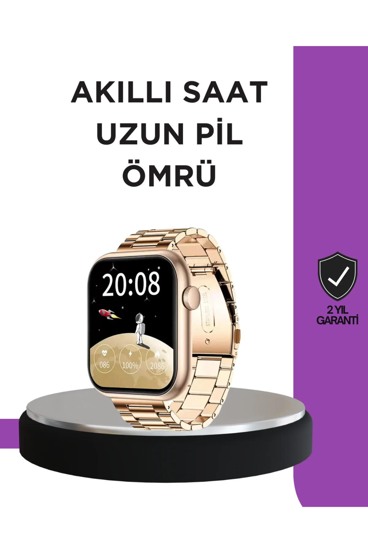 Sağlık Takipli Akıllı Saat 117 Spor Modlu Amoled Ekran