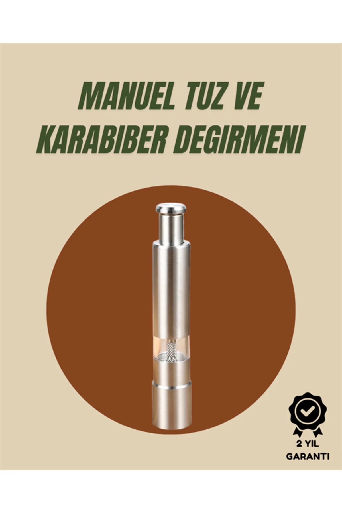 Sağlıklı ve Dayanıklı Gıda Sınıfı Paslanmaz Çelik Öğütücü