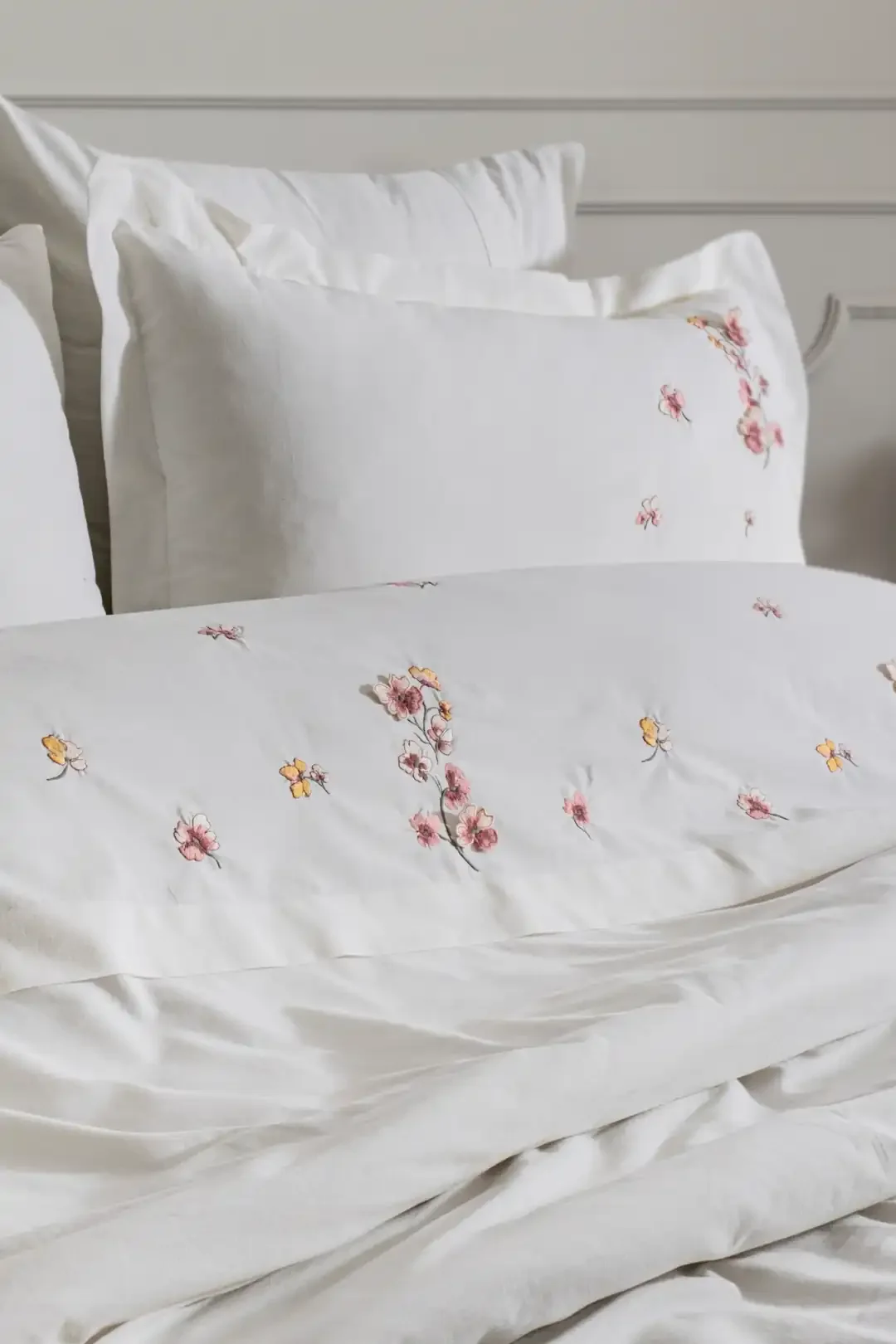 Şaheser Home Collection Nakışlı Çift Kişilik Nev Takımı Amber