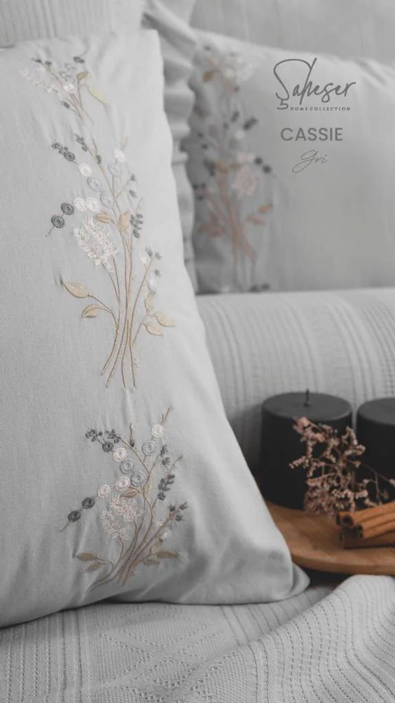 Şaheser Home Collection Yatak Örtüsü Çift Kişilik Cassie Gri Fiyatı, Yorumları ve Özellikleri