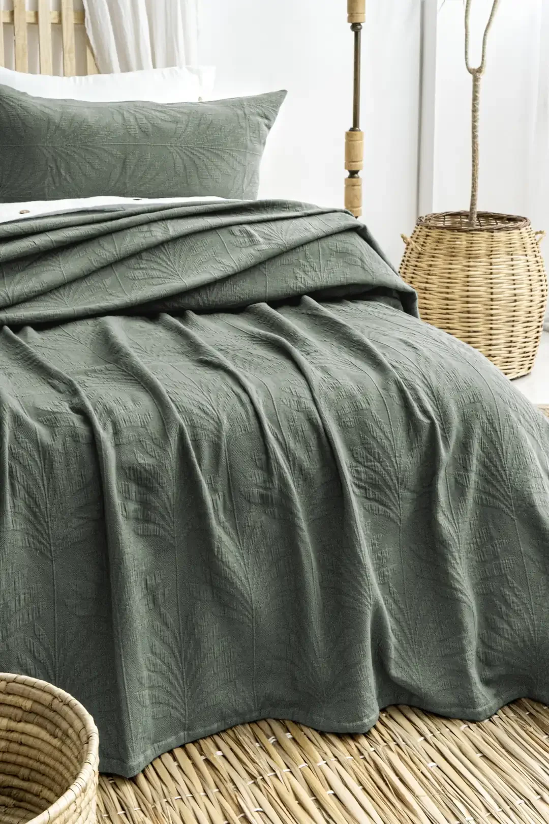Şaheser Home Collection Yatak Örtüsü Çift Kişilik Silvia Yeşil Fiyatı, Yorumları ve Özellikleri