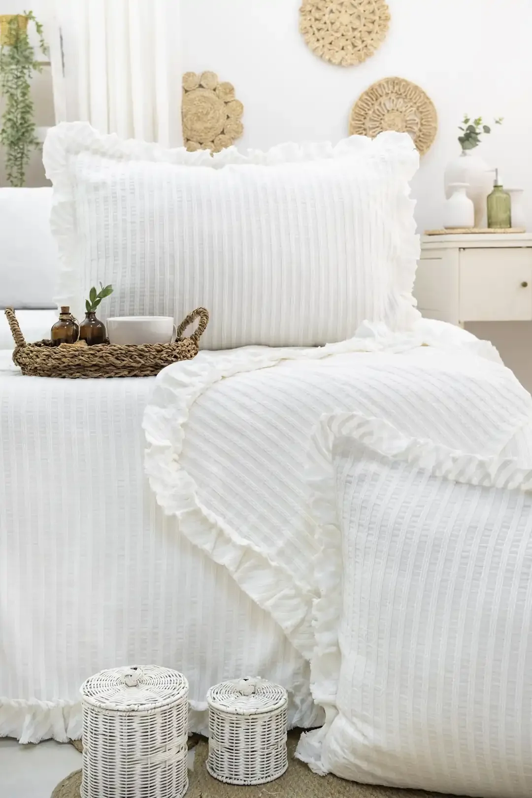Şaheser Home Collection Yatak Örtüsü Çift Kişilik Marta